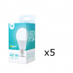 LED-Lampa E27, 6W, 230V, 4500K 5-pack, Vit neutral LED-Lampa E27, 6W, 230V, 4500K 5-pack, Vit neutral