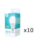 LED-Lampa E27, 6W, 230V, 4500K 10-pack, Vit neutral