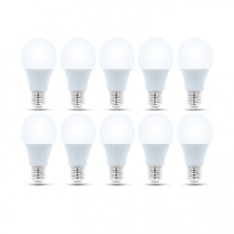 LED-Lampa E27, 6W, 230V, 4500K 10-pack, Vit neutral