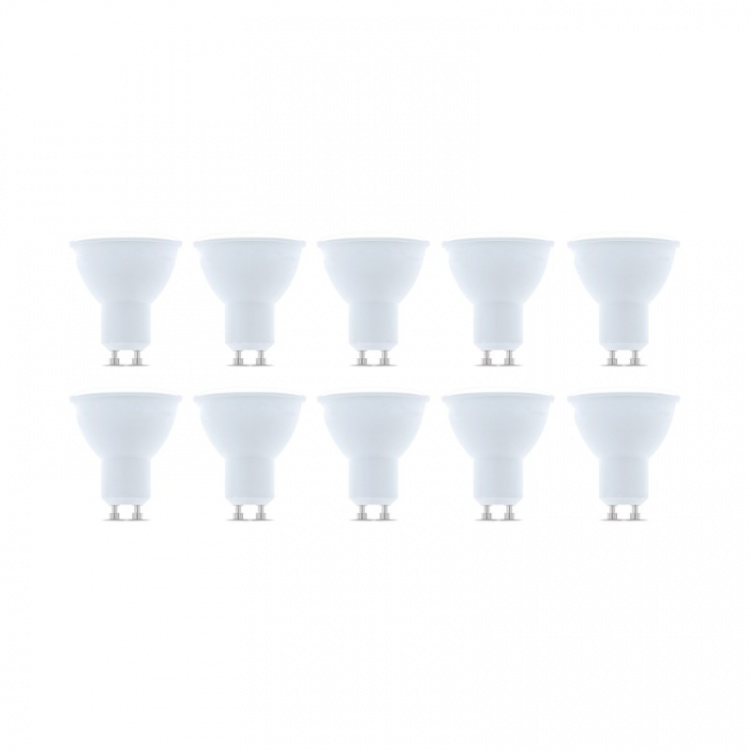 LED-Lampa GU10 3W 230V 3000K, 10-pack, Varmvitt