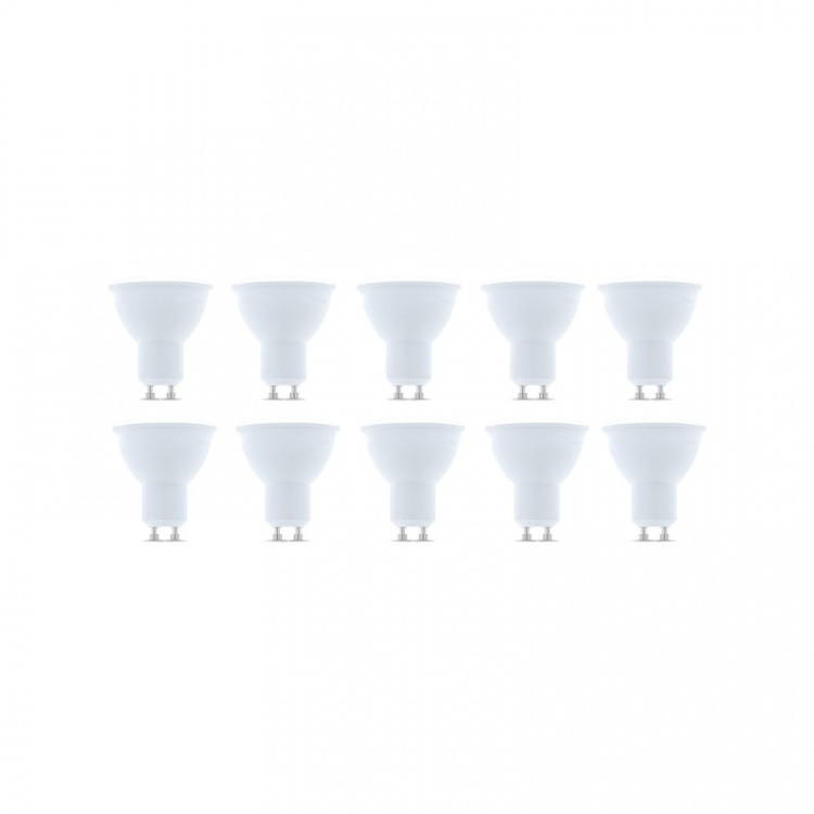 LED-Lampa GU10, 3W, 230V, 6000K, 10-pack, Kallvitt