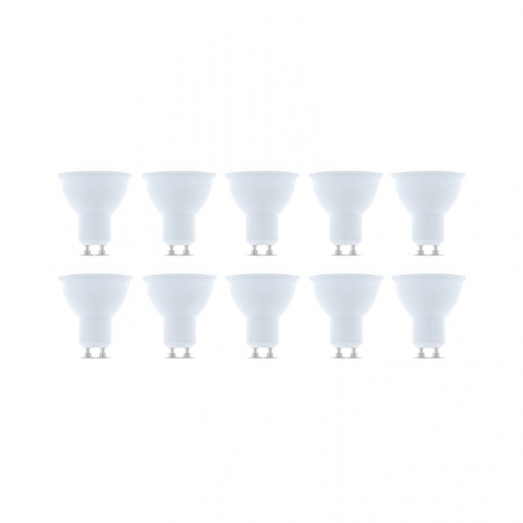 LED-Lampa GU10, 7W, 230V, 4500K, 10-pack, Vit neutral