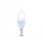 LED-Lampa E14, C37, 10W, 230V, 4500K, Keramisk, Vit neutral