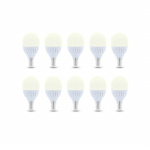 LED-Lampa E14, G45, 10W, 230V, 3000K, Keramisk, 10-pack, Varmvitt