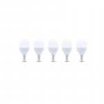 LED-Lampa E14, G45, 10W, 230V, 4500K, Keramisk, 5-pack, Vit neutral