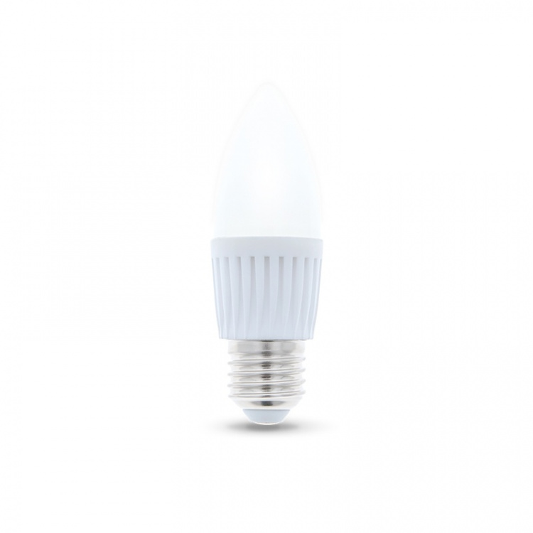 LED-Lampa E27, C37, 10W, 230V, 4500K, Keramisk, Vit neutral