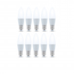 LED-Lampa E27, 6W, 3000K 10-pack, Varmvitt