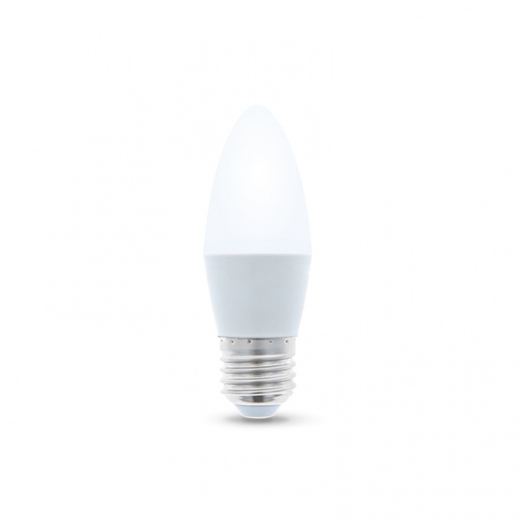 LED-Lampa E27, C37, 6W, 4500K, Vit neutral LED-Lampa E27, C37, 6W, 4500K, Vit neutral