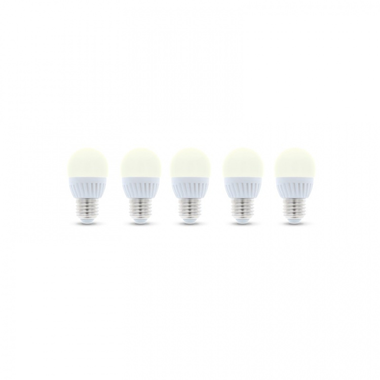 LED-Lampa E27, G45, 10W, 230V, 3000K, Keramisk 5-pack, Varmvit LED-Lampa E27, G45, 10W, 230V, 3000K, Keramisk 5-pack, Varmvit