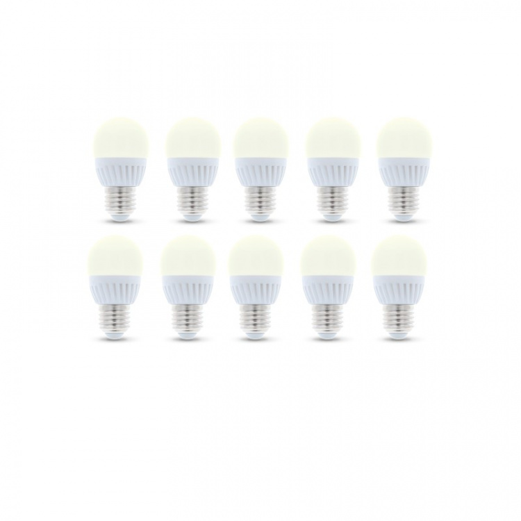 LED-Lampa E27, G45, 10W, 230V, 3000K, Keramisk 10-pack, Varmvit LED-Lampa E27, G45, 10W, 230V, 3000K, Keramisk 10-pack, Varmvit
