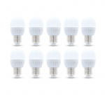 LED-Lampa E27, G45, 10W, 230V, 4500K, Keramisk 10-pack, Vit neutral