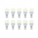 LED-Lampa E27, G45, 6W, 3000K 10-pack, Varmvitt