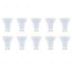 LED-Lampa GU10, 10W, 230V, 3000K, Keramisk 10-pack, Varmvit LED-Lampa GU10, 10W, 230V, 3000K, Keramisk 10-pack, Varmvit