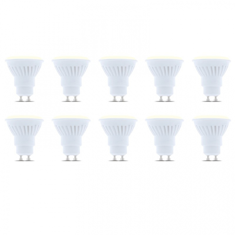 LED-Lampa GU10, 10W, 230V, 3000K, Keramisk 10-pack, Varmvit LED-Lampa GU10, 10W, 230V, 3000K, Keramisk 10-pack, Varmvit