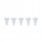 LED-Lampa, GU10, 10W, 230V, 4500K, Keramisk, 5-pack, Vit neutral
