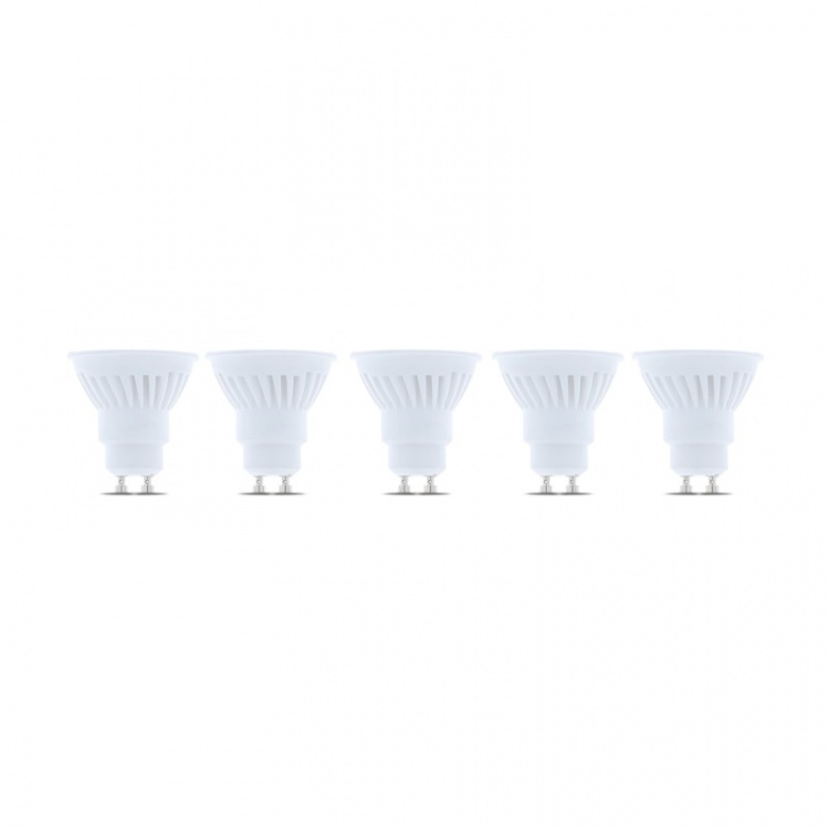LED-Lampa, GU10, 10W, 230V, 4500K, Keramisk, 5-pack, Vit neutral