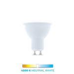 LED-Lampa GU10, 1W, 230V, 4500K, Vit neutral LED-Lampa GU10, 1W, 230V, 4500K, Vit neutral