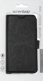 Essentials iPhone 11 Pro, Läder wallet 3 kort, svart
