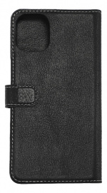 Essentials iPhone 11, Läder wallet avtagbar, svart Essentials iPhone 11, Läder wallet avtagbar, svart