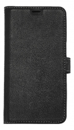 Essentials iPhone 11, Läder wallet avtagbar, svart Essentials iPhone 11, Läder wallet avtagbar, svart
