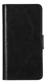 Essentials iPhone 6/7/8/SE (2020), PU wallet 2 kort, svart Essentials iPhone 6/7/8/SE (2020), PU wallet 2 kort, svart