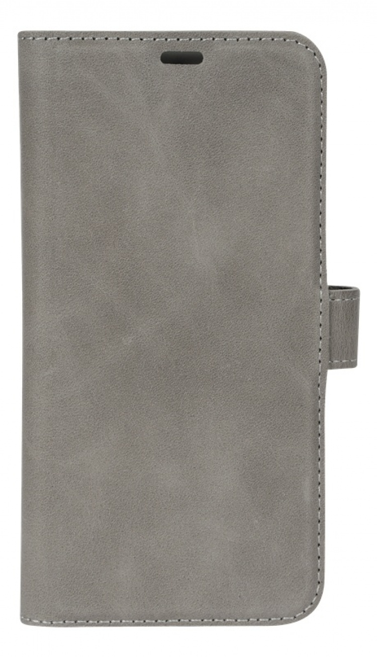 Essentials iPhone 6/7/8/SE (2020), Läder wallet 3 kort, grå