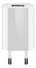 Goobay USB charger 1 A, white, Plastic bag - with 1 USB Goobay USB charger 1 A, white, Plastic bag - with 1 USB