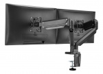 DELTACO Office, Dual desk, gas spring,17
