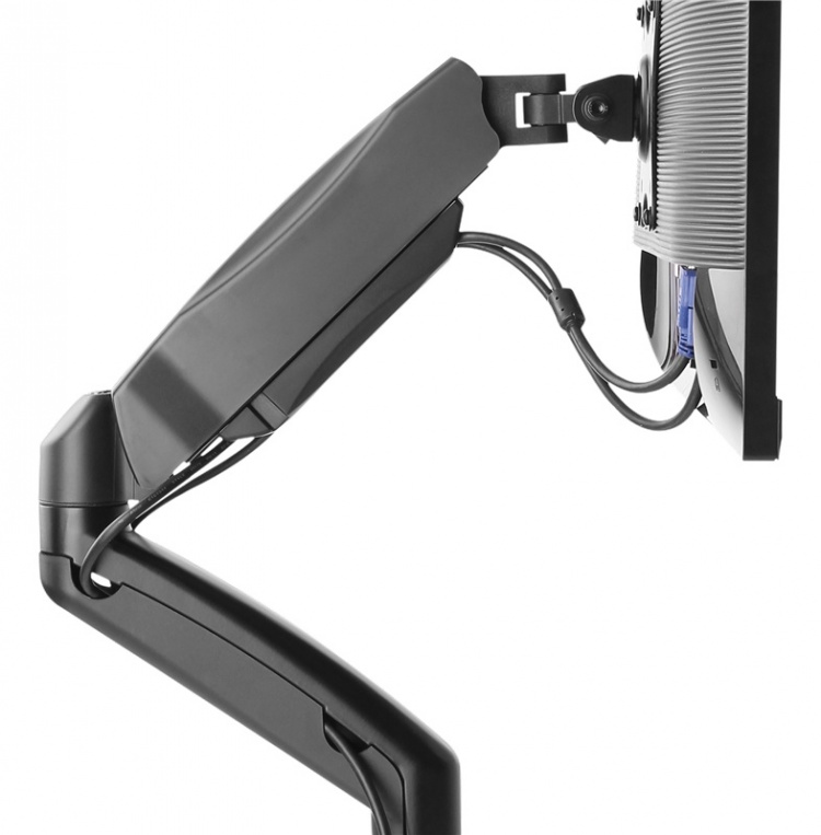 DELTACO Dubbelt bildskärmsfäste, 13-27