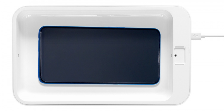 DELTACO UV sanitizing box, UVC LED, disinfect your phone, jewelry etc.