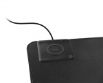 DELTACO Office, extra wide mousepad with fast wireless charger, 90x40