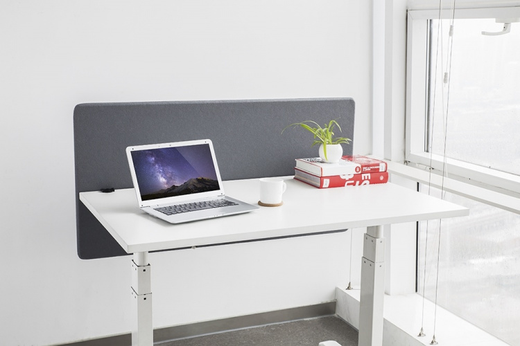 DELTACO Office, 1200x600mm Acoustic Desktop Privacy Panel