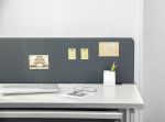 DELTACO Office, 1200x600mm Acoustic Desktop Privacy Panel