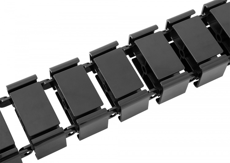 DELTACO Office, Spine Cable Organizer & Hider, Black