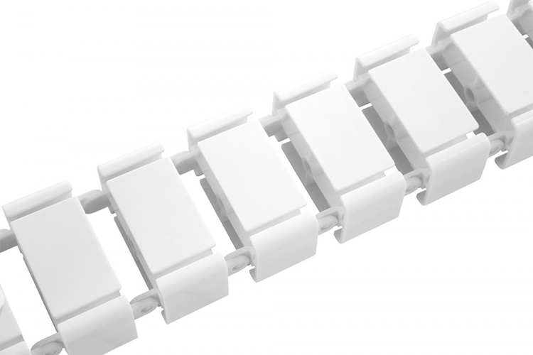 DELTACO Office, Spine Cable Organizer & Hider, White DELTACO Office, Spine Cable Organizer & Hider, White