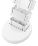 DELTACO Office, Spine Cable Organizer & Hider, White DELTACO Office, Spine Cable Organizer & Hider, White