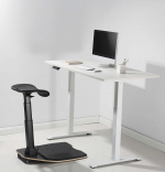 DELTACO Office, Ergonomic Leaning Chair with Anti-Fatigue Mat