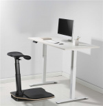 DELTACO Office, Ergonomic Leaning Chair with Anti-Fatigue Mat