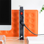 DELTACO Office Tabletop Pop-Up Power Strip with Surge Protector