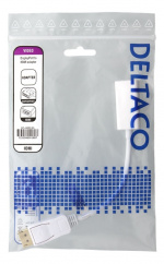 DELTACO DisplayPort till HDMI adapter, 4K 60Hz, 0,2m, Vit DELTACO DisplayPort till HDMI adapter, 4K 60Hz, 0,2m, Vit