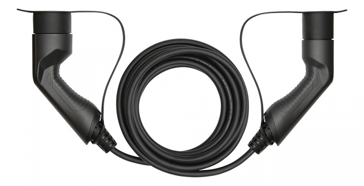 DELTACO e-Charge, cable type 2 - type 2, 1 phase, 16A, 5M