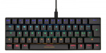 DELTACO GAMING Mekaniskt 60% RGB-tangentbord, bruna brytare, 62 tangen DELTACO GAMING Mekaniskt 60% RGB-tangentbord, bruna brytare, 62 tangen