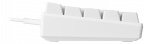 WHITE LINE WK85B Mechanical keyboard, 60% layout, brown switches,white WHITE LINE WK85B Mechanical keyboard, 60% layout, brown switches,white