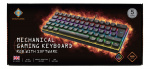DELTACO GAMING mechanical keyboard with 60% layout, RGB, red switches