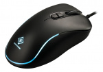 DELTACO GAMING DM120 optical gaming mouse, 3200 DPI, LED, black