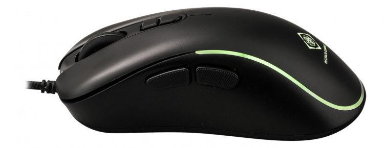 DELTACO GAMING DM120 optical gaming mouse, 3200 DPI, LED, black