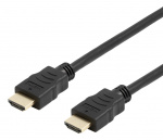 DELTACO flexibel HDMI-kabel, 4K UltraHD i 60Hz, 2m, svart
