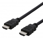 DELTACO HDMI cable CCS, HDMI High Speed w/Ethernet, FSC, 0,5m, black DELTACO HDMI cable CCS, HDMI High Speed w/Ethernet, FSC, 0,5m, black