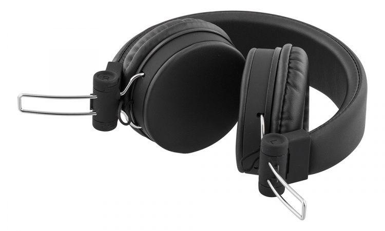 STREETZ headset for smartphone, microphone, 1-button, 1,5m, black