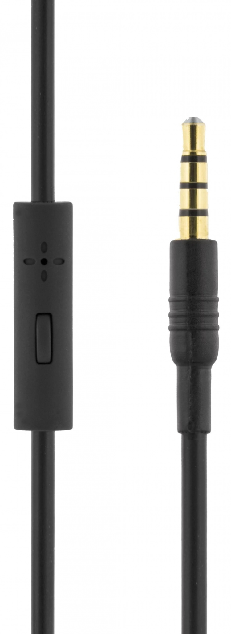 STREETZ headset for smartphone, microphone, 1-button, 1,5m, black